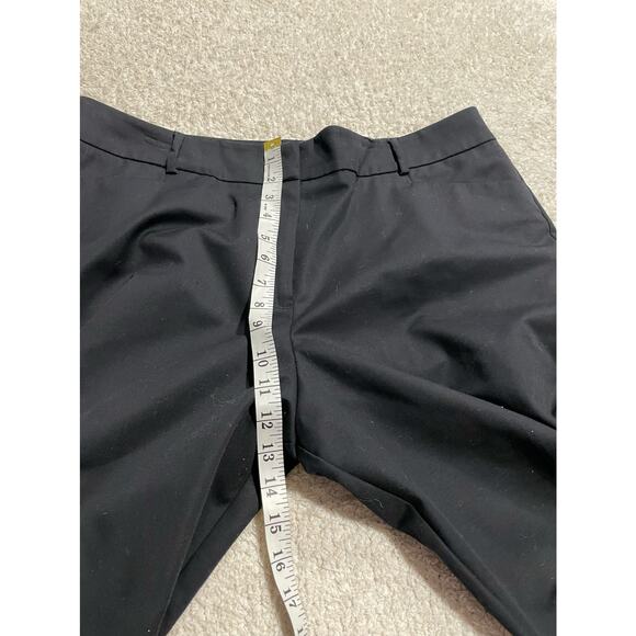 Dana Buchman Womens Size 14 Wide Leg Flat Front Trouser Pants Black 400331582372 - Picture 3 of 10